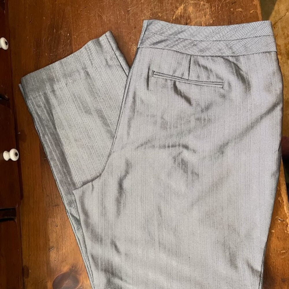 Worthington Trousers Silver and Black